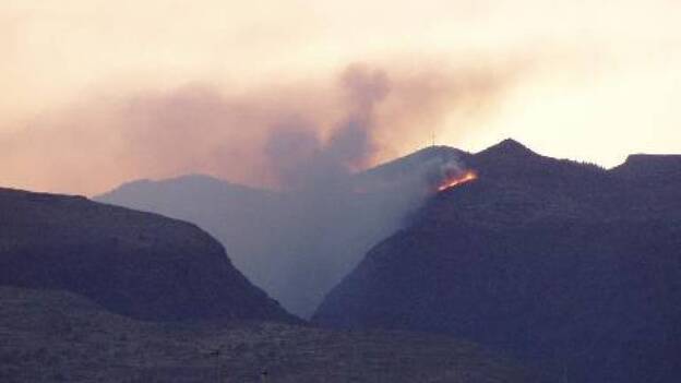 Se declara un incendio forestal en Ingenio (Gran Canaria)