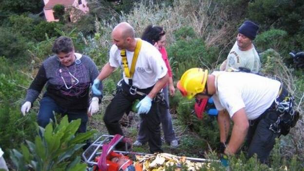 Una mujer resulta herida de gravedad tras caerse desde una altura de diez metros en Garafía, La Palma