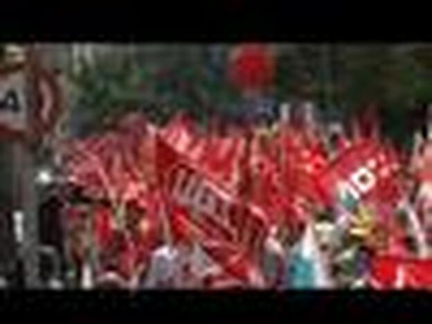 Los sindicatos salen a la calle en la capital grancanaria