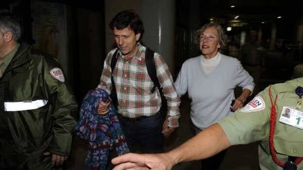 Fuentes llegó anoche a Gran Canaria: «Estoy bien, gracias»