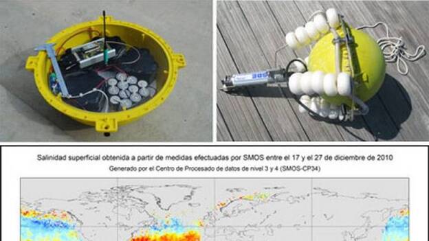 Científicos de la expedición Malaspina lanzan la primera boya para medir la salinidad del océano
