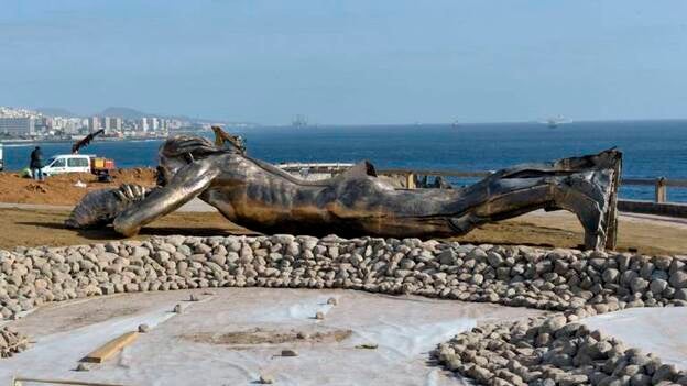 El tritón, camino a La Laja