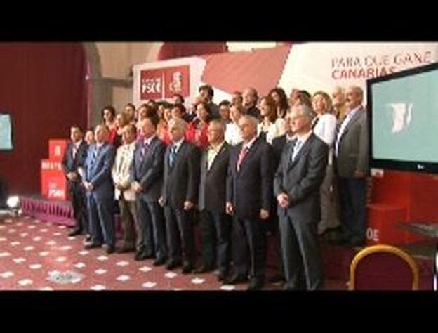 El PSOE de Canarias presenta a sus cabezas de lista