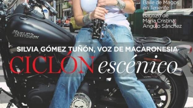 Silvia Gómez Tuñón, portada de la revista C7