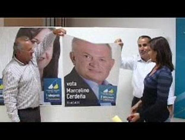 CC celebra la tradicional pegada de carteles en Fuerteventura