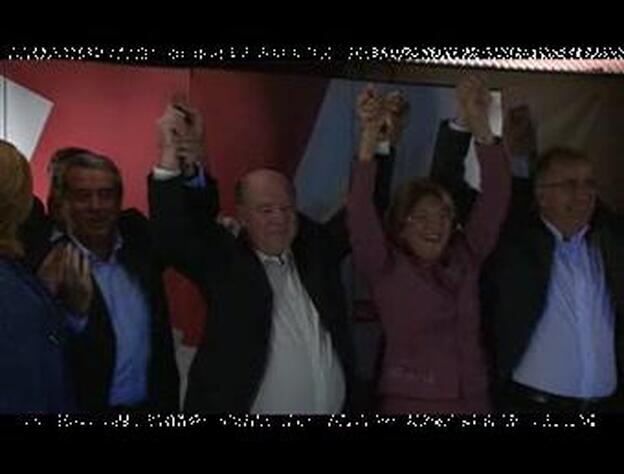 Presentación de la plancha del candidato socialista Macario Benítez