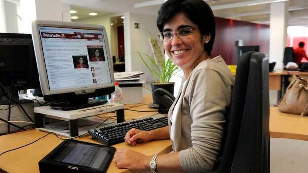 Carolina Darias, en las entrevistas online de Canarias7.es