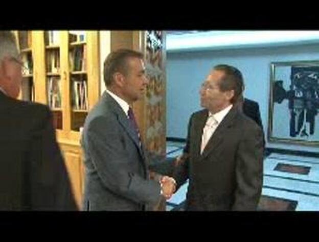 Rivero recibe al presidente de la Federación Canaria de Automovilismo