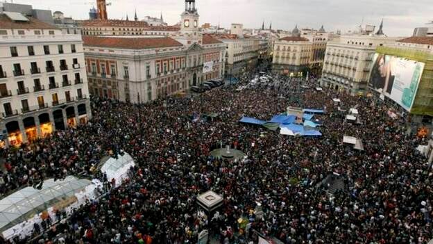 "No pasarán" en la Puerta del Sol
