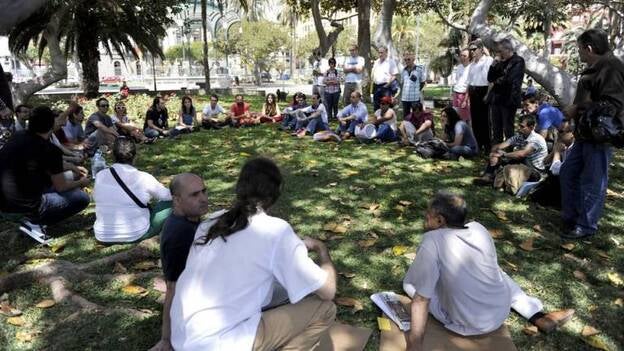 El movimiento 15-M entra en su quinto día