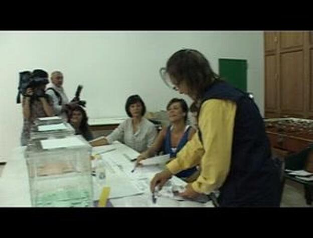 Imágenes de las votaciones en Lanzarote