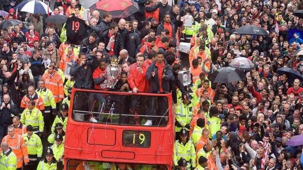 Celebración agridulce del Manchester