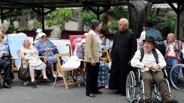 Fiesta de Canarias en el centro el pino