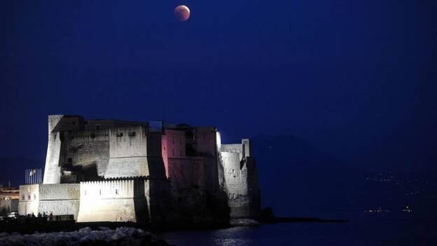 La luna fue eclipsada