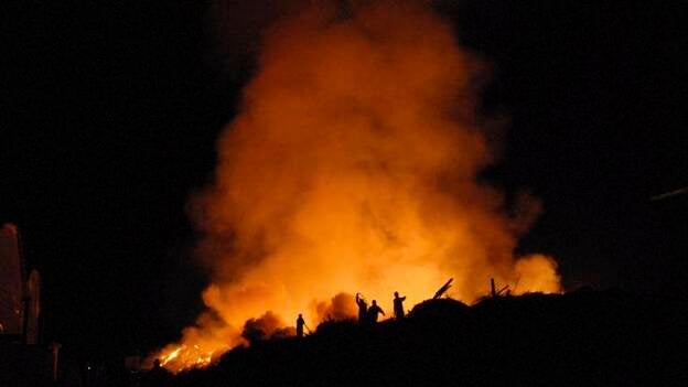 Incendio en El Matorral