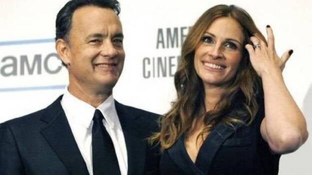 Julia Roberts asegura que besar a Tom Hanks fue "sencillamente dulce"