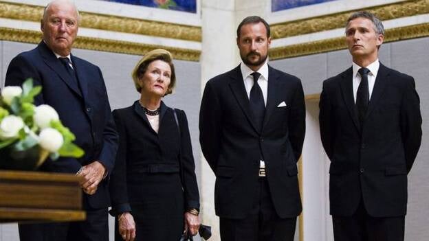 Muestra de duelo en Noruega