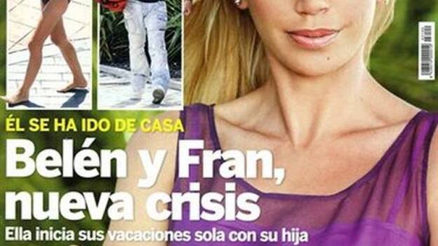 Belén Esteban y Fran Álvarez, nuevo episodio de crisis