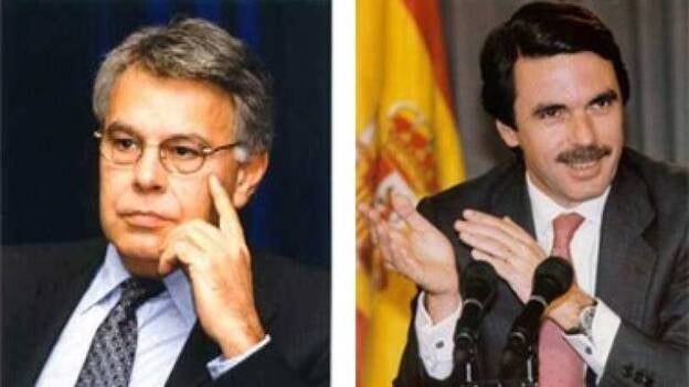 Felipe González reta a Aznar a un debate televisado y critica al PP "por resistirse" a hacer debates