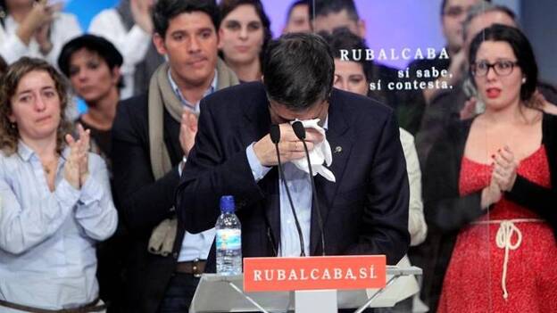 Rubalcaba: "Les hemos quitado las bombas, vamos ahora a quitarles los votos"