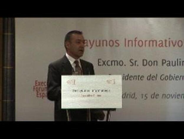 Declaraciones de Paulino Rivero sobre el copago sanitario