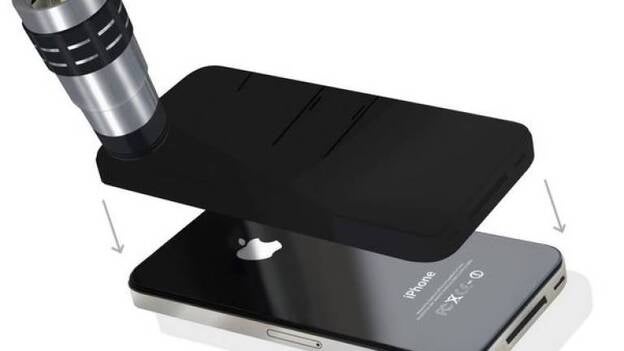 Lanzan un "teleobjetivo" ultraligero para el iPhone 4