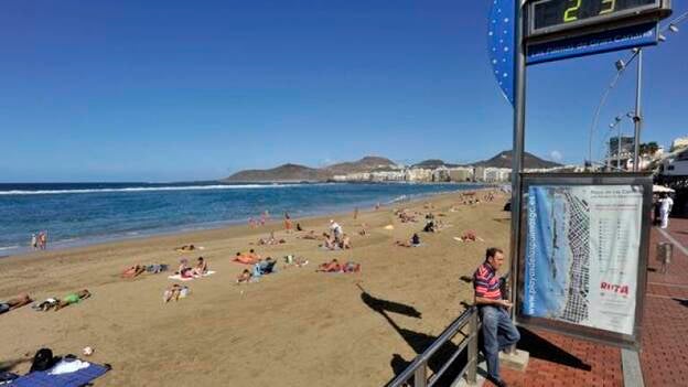 Un día de elecciones ideal para ir a Las Canteras