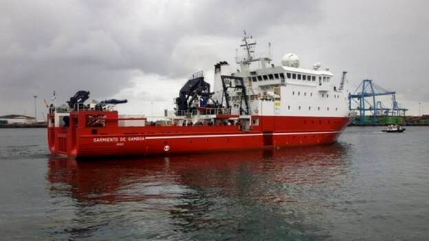 El equipo de la ULPGC logra un récord de profundidad a bordo del 'Sarmiento de Gamboa'