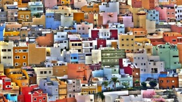 Una de las estampas de Las Palmas, imagen del Calendario Nikon Internacional