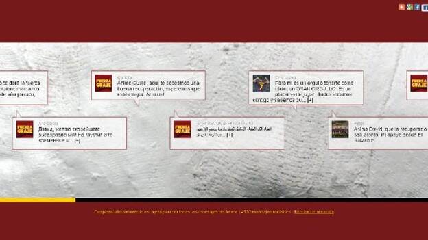 La escayola virtual de Villa recibe más de 4.500 mensajes