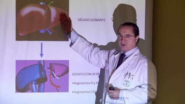 Dividen un hígado entre un paciente adulto y un bebé