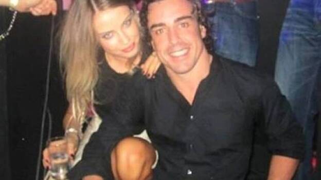 Fernando Alonso, cada vez más en serio con Xenia Tchoumitcheva