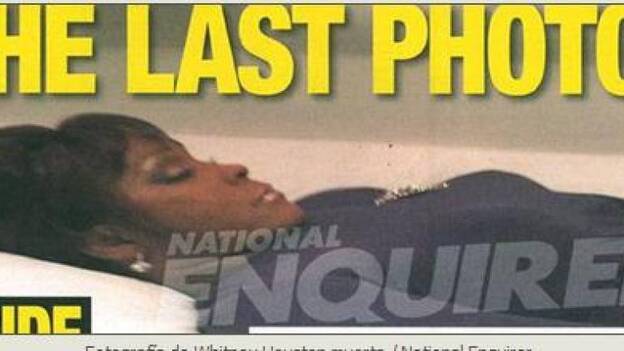 Polémica imagen de Whitney Houston en su ataúd