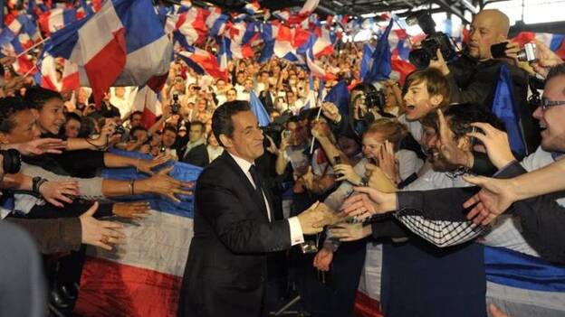 Sarkozy propone profundas reformas en Europa en un mitin multitudinario