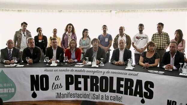 Unanimidad de las administraciones y colectivos de Lanzarote contra el petróleo
