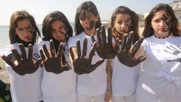 'Performance' sobre los daños de un vertido en Fuerteventura