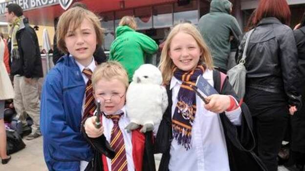 Las estrellas de Harry Potter, en la apertura de los estudios del niño mago