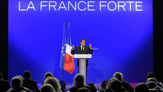 Sarkozy vuelve a criticar a España y a Grecia para defender su programa