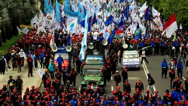 Protesta global en el Día del Trabajador
