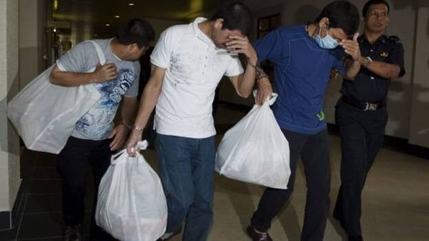Condenados 3 hermanos mexicanos a morir ahorcados en Malasia por narcotráfico