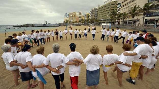 Gimnasia en Las Canteras