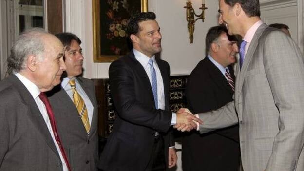 Ricky Martin almuerza con los príncipes de Asturias en Nueva York