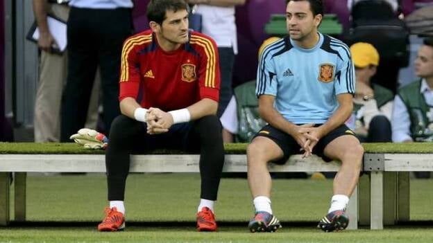 Casillas y Xavi, vidas paralelas