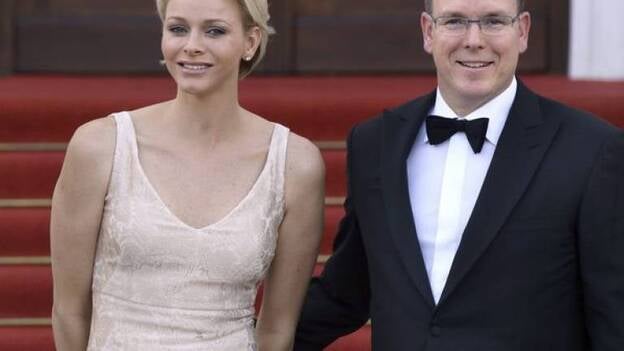 Alberto II y Charlene en su primera visita a Alemania como príncipes de Mónaco