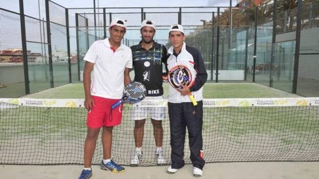 Óscar Domínguez y Diego Gil se entrenan en Madrid con Reino