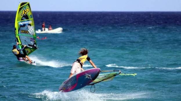 Espectáculo en la Playa de la Barca del Freestyle