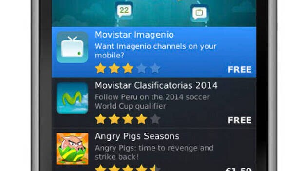 Movistar y RIM lanzan una solución de pago para Blackberry App World
