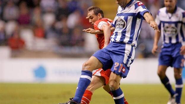 Valerón cumplirá 300 partidos en Liga como deportivista si juega en Bernabéu