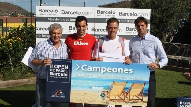 Espectacular final del segundo Open de Pádel Barceló