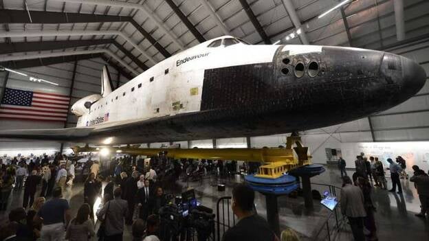 Se expone el transbordador 'Endeavour'